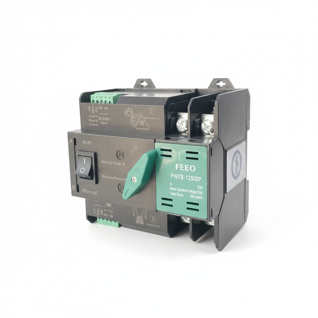 2P 125A FEEO DC automatic transfer switch (ATS) thumbnail