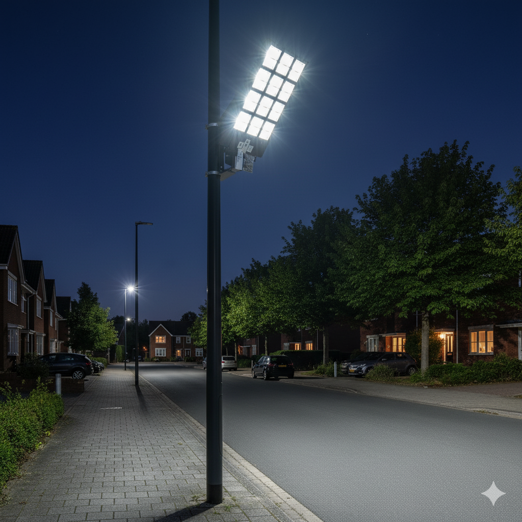 300W 3-Eye Solar Street Light thumbnail